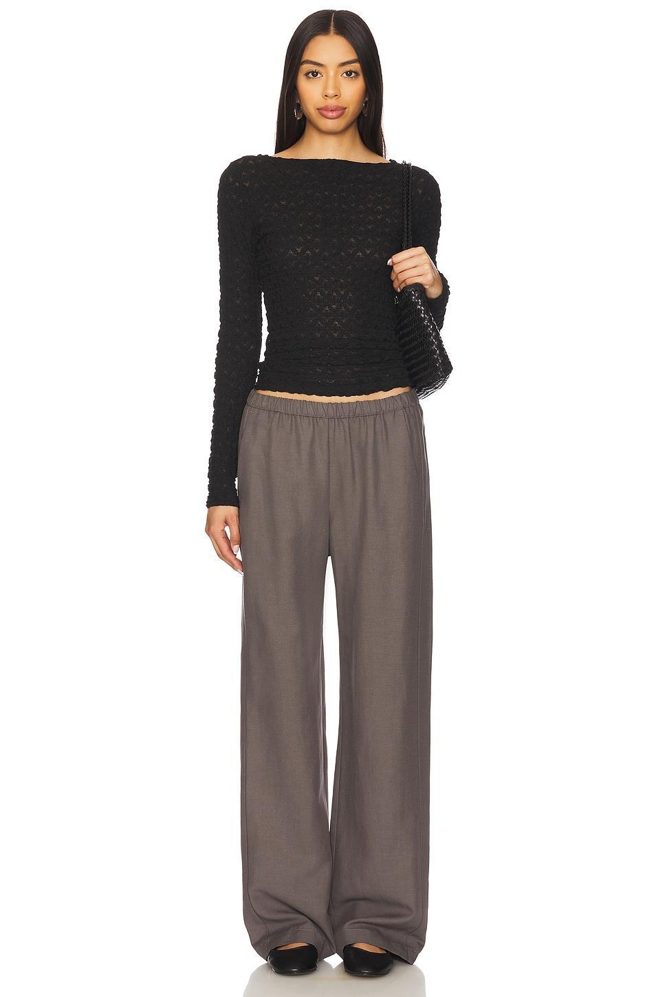 Long Sleeve Boat Neck T Shirt Sanctuary Product Image