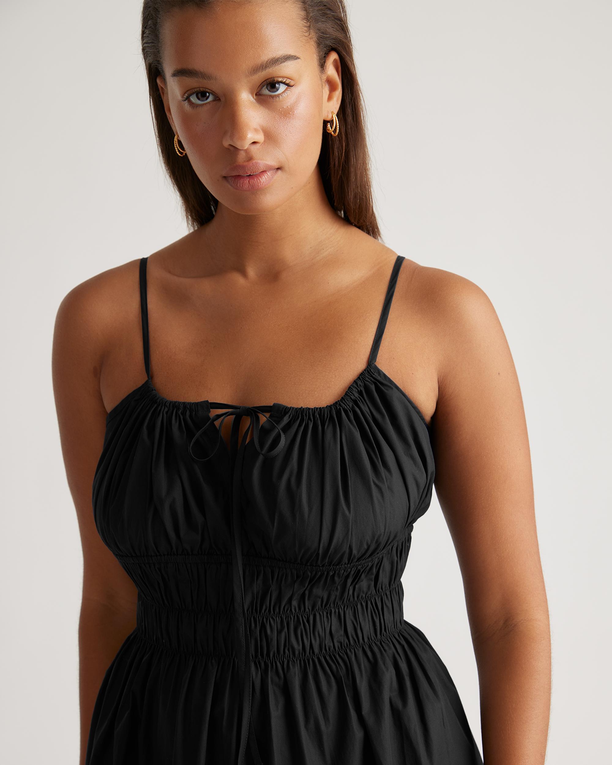 Quince | Women's Keyhole Midi Dress Size XL, Organic Cotton Product Image