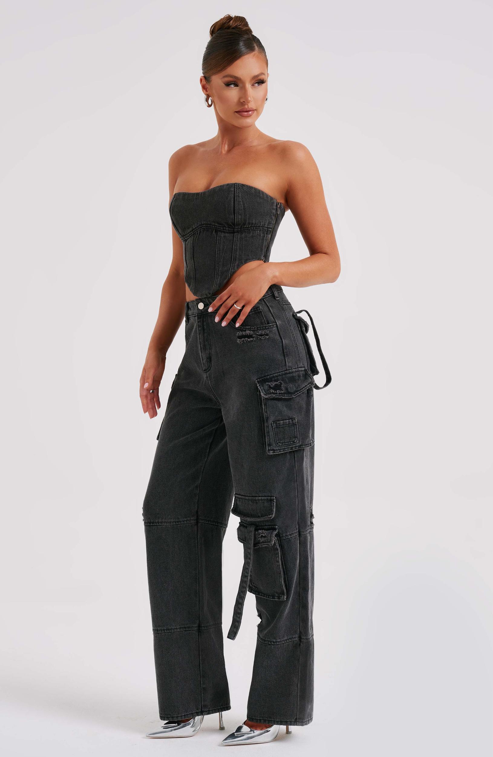 Brooklyn Cargo Pant - Black Product Image