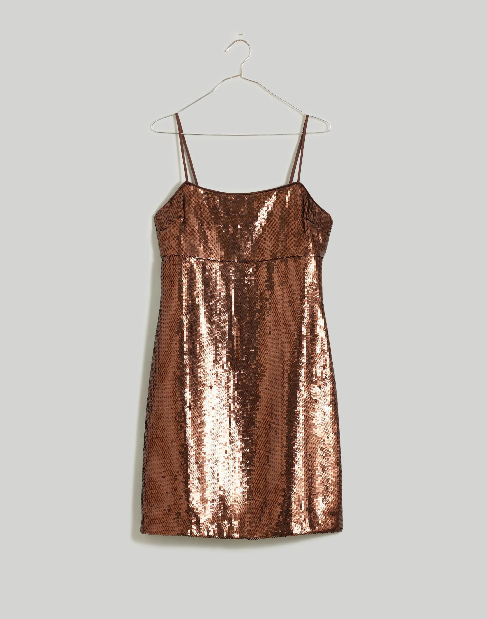 Sequin Slip Mini Dress Product Image