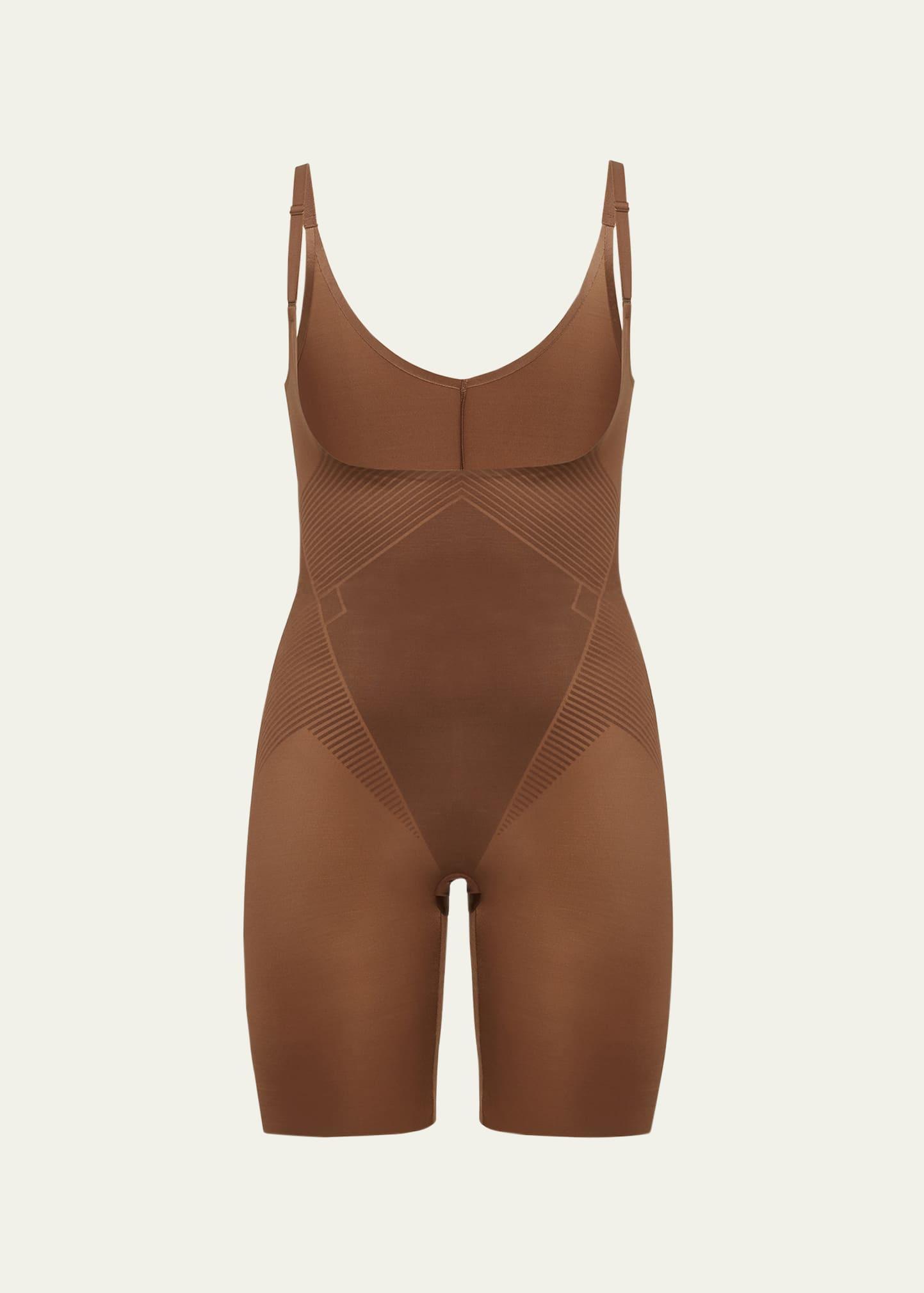 Spanx Thinstincts 2.0 Open Bust Mid Thigh Bodysuit Product Image