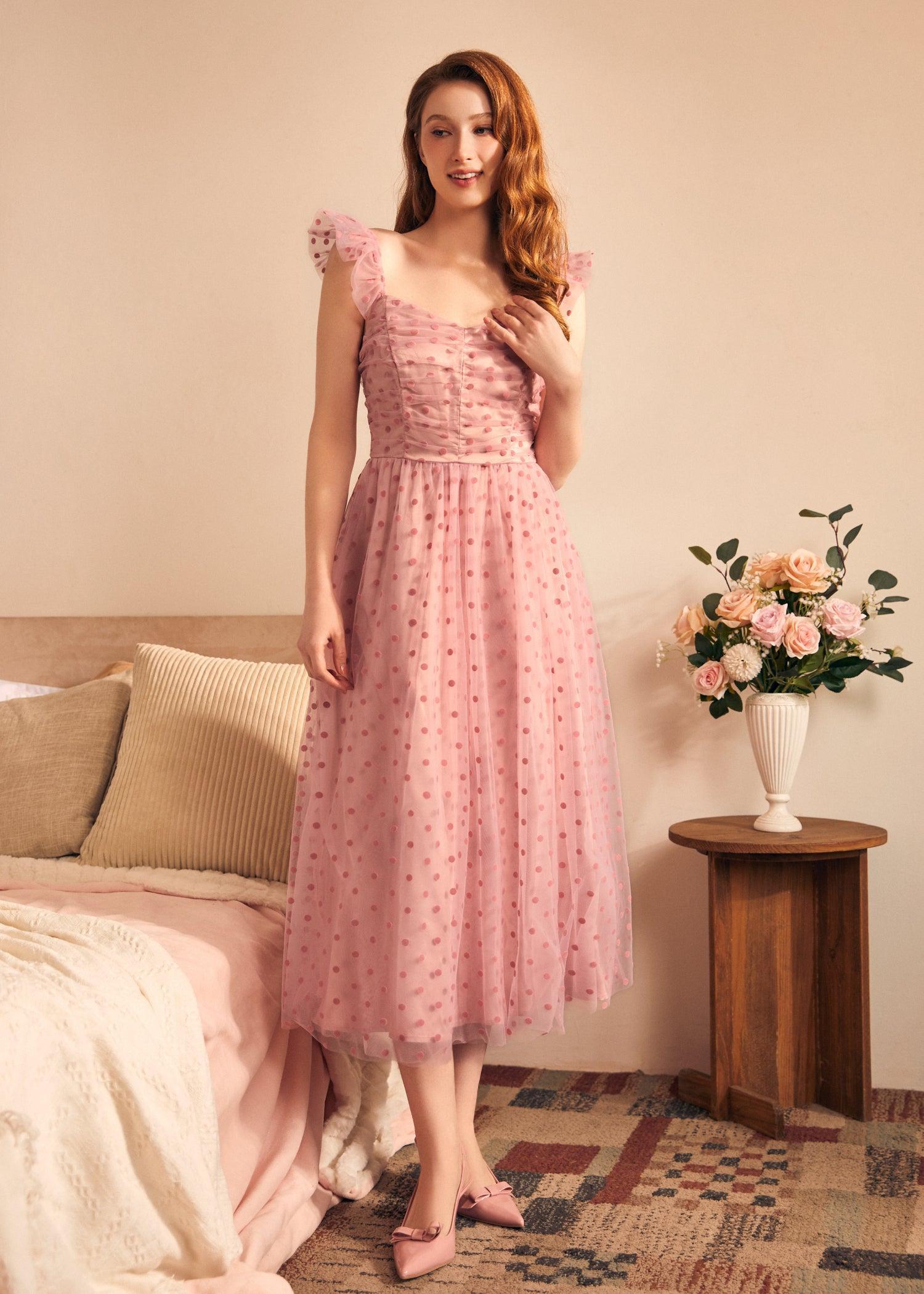 Midsummer Flutter Fit & Flare Dress Product Image