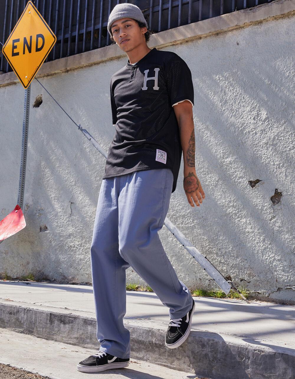 RSQ Mens Baggy Chino Pants - DUSTY BLUE Product Image