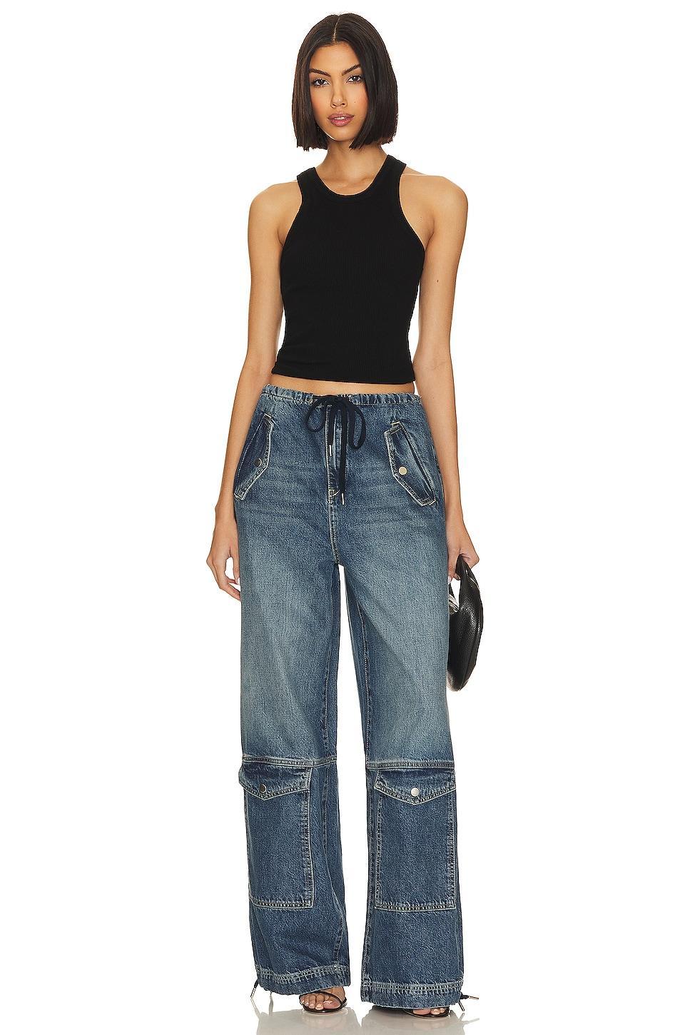 Alix Wide Leg Drawstring Cargo Product Image
