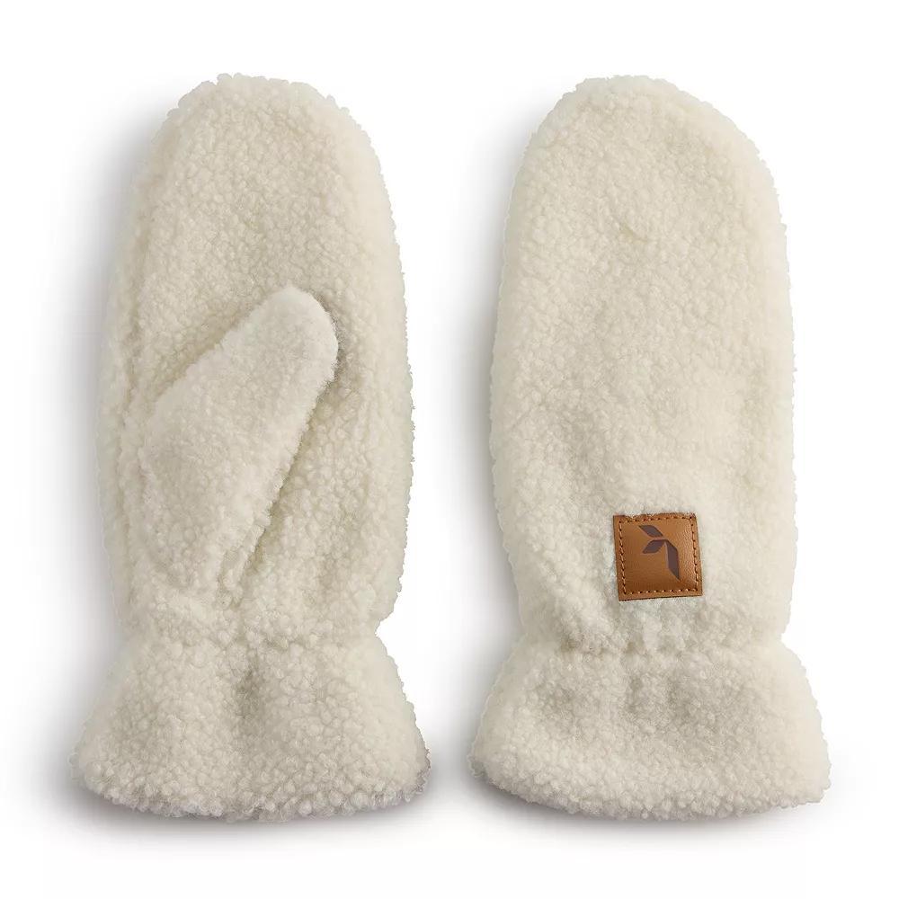 Women's Koolaburra by UGG Fluff Mittens, Size: Small-Medium, Brown Product Image
