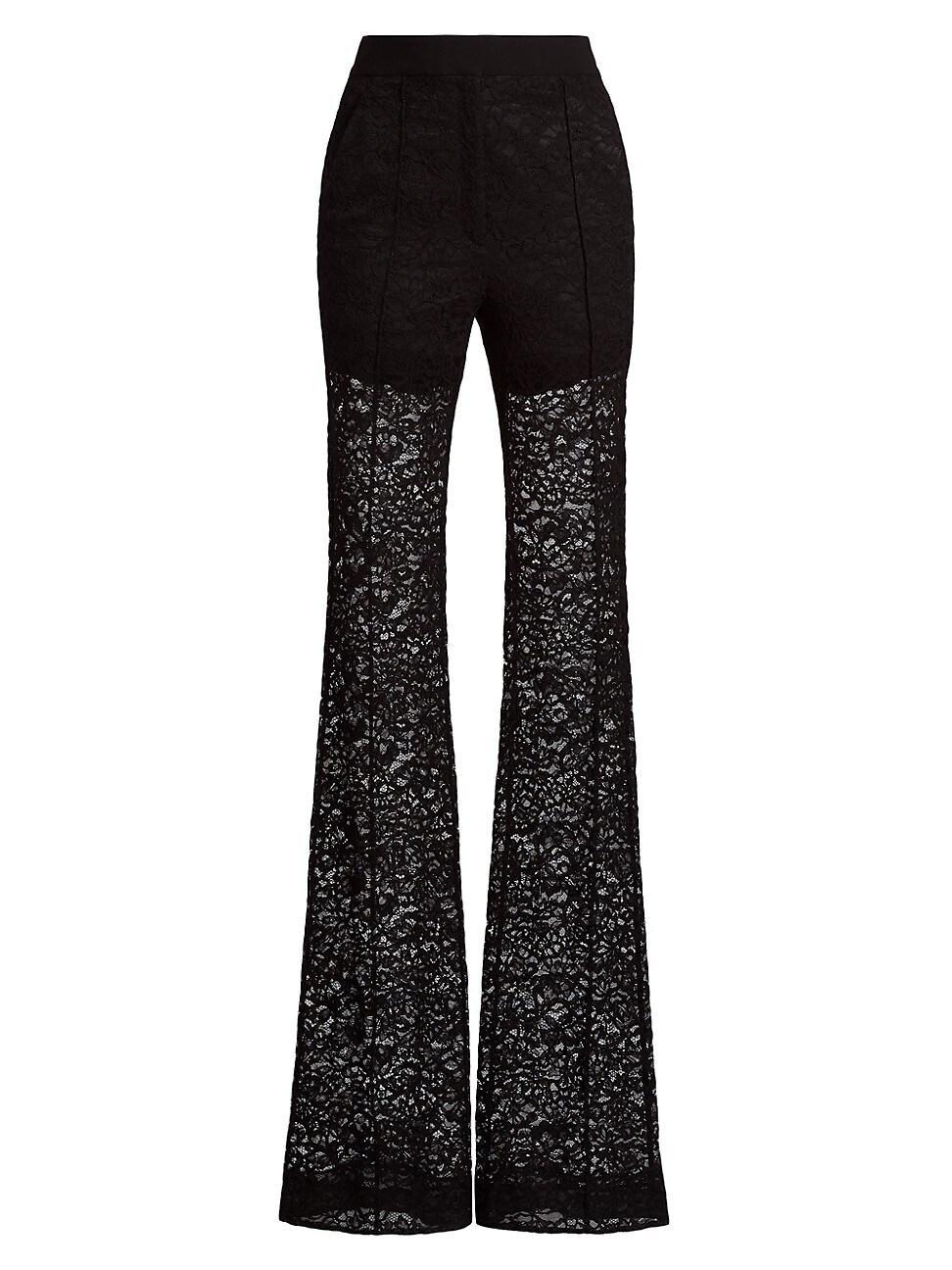 Womens Gemma High-Waist Lace Pants Product Image