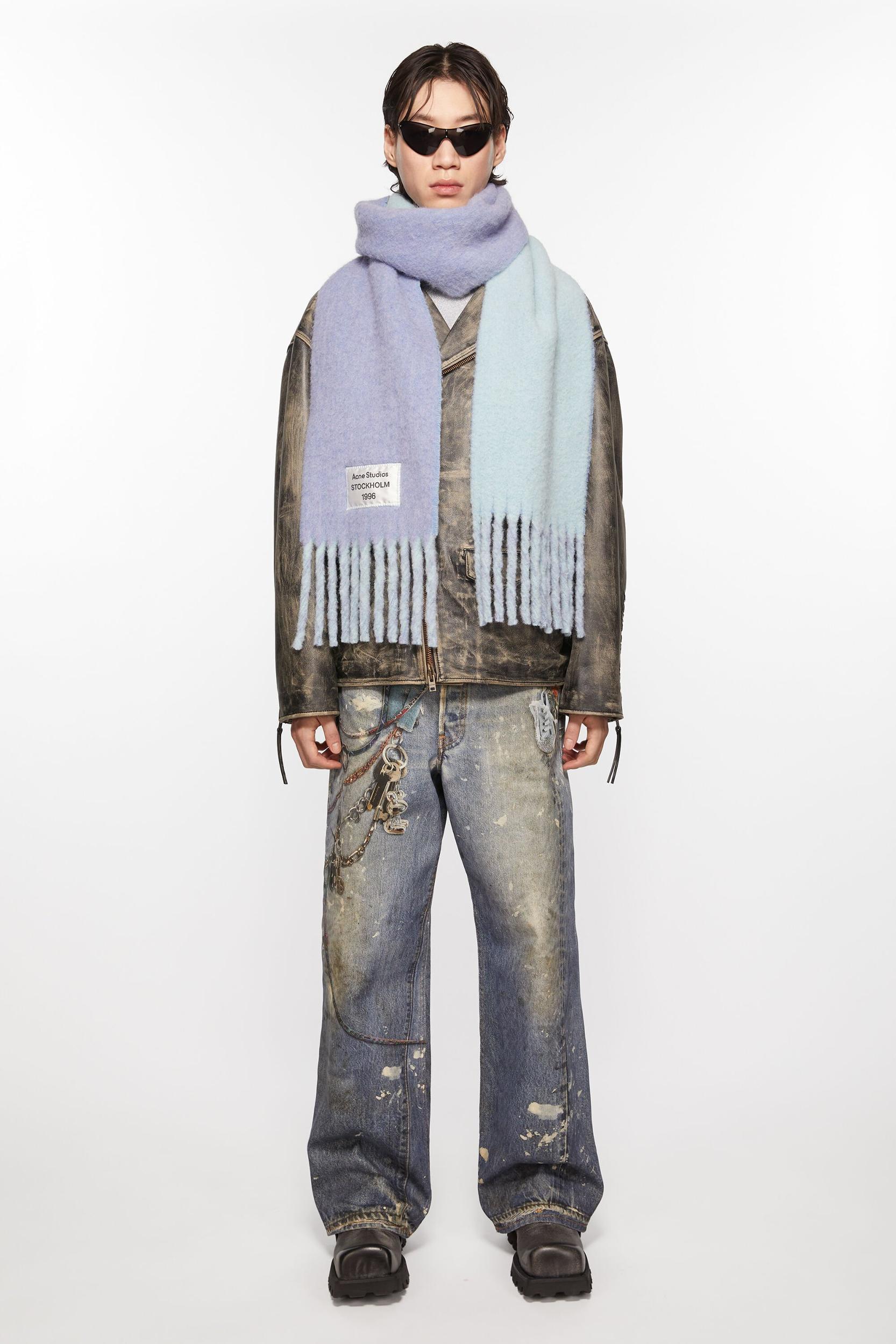 Bicolor alpaca scarf Product Image