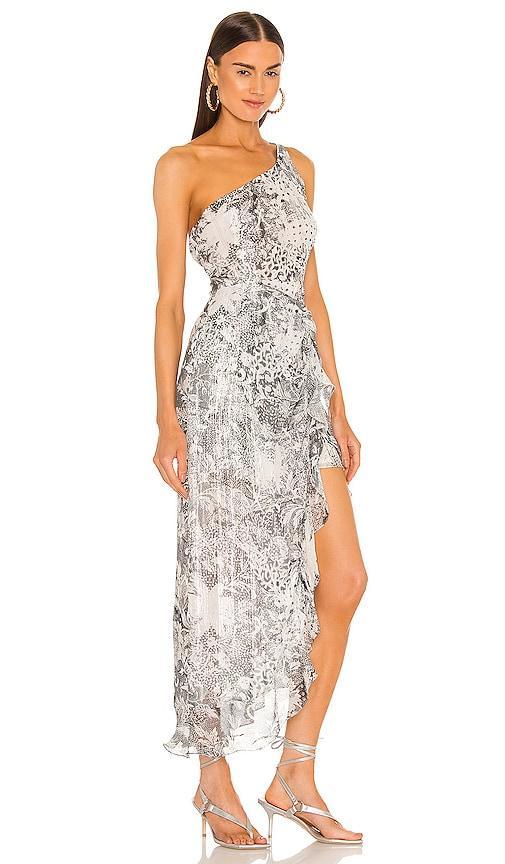 Paola One Shoulder Maxi Dress ROCOCO SAND Product Image