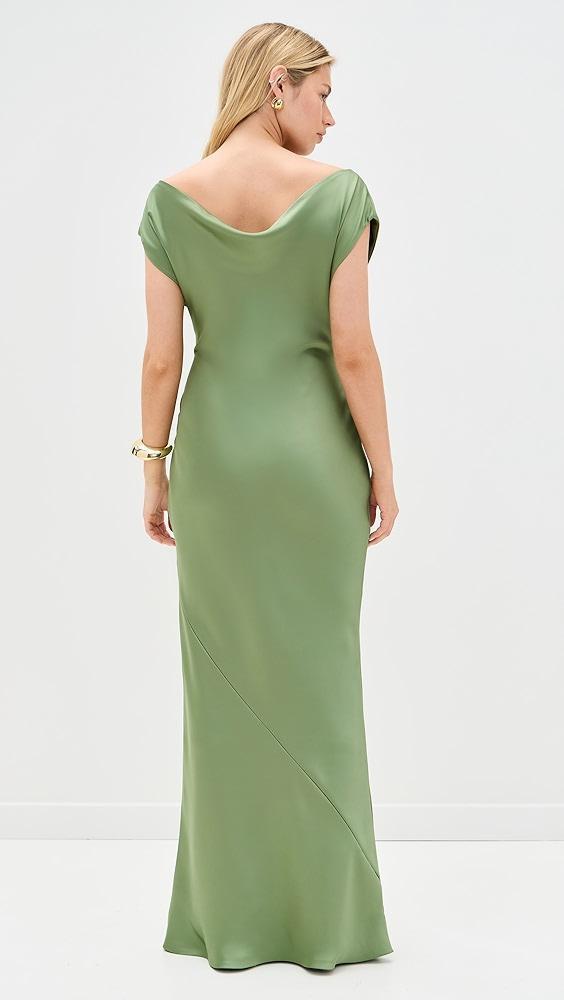 Norma Kamali Cap Sleeve Maria Gown | Shopbop Product Image