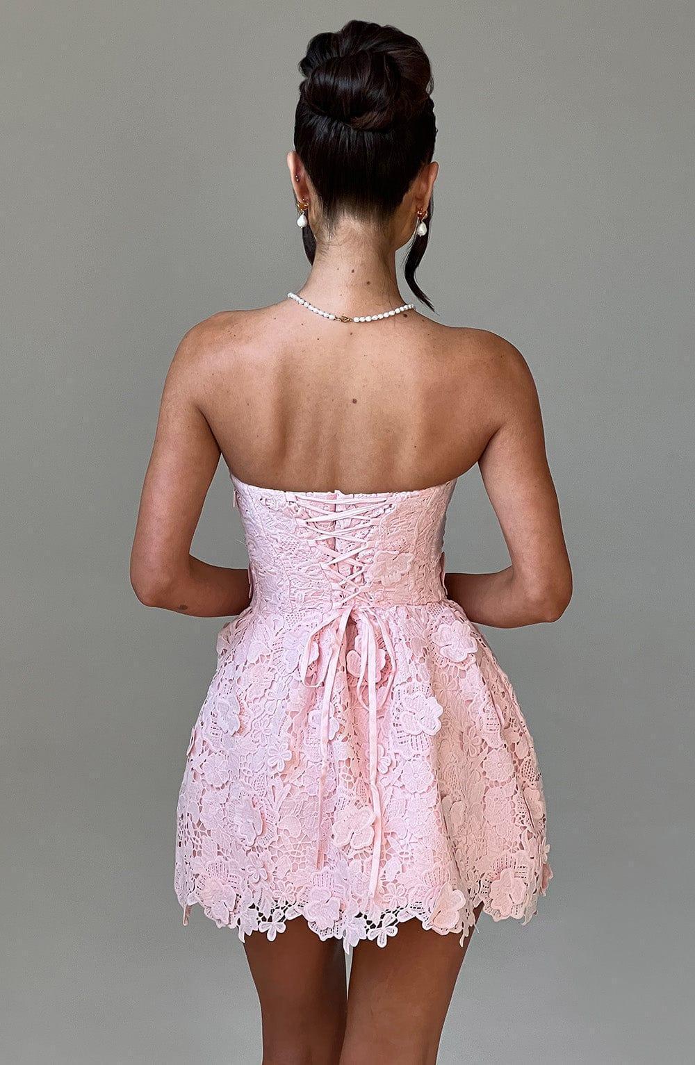 Leona Mini Dress - Blush Product Image