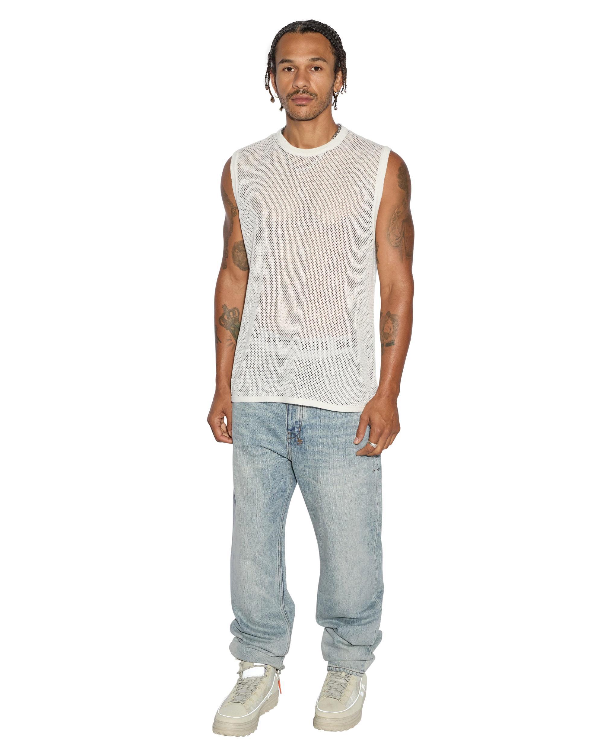 NETWORTH TANK WHITE Male Product Image