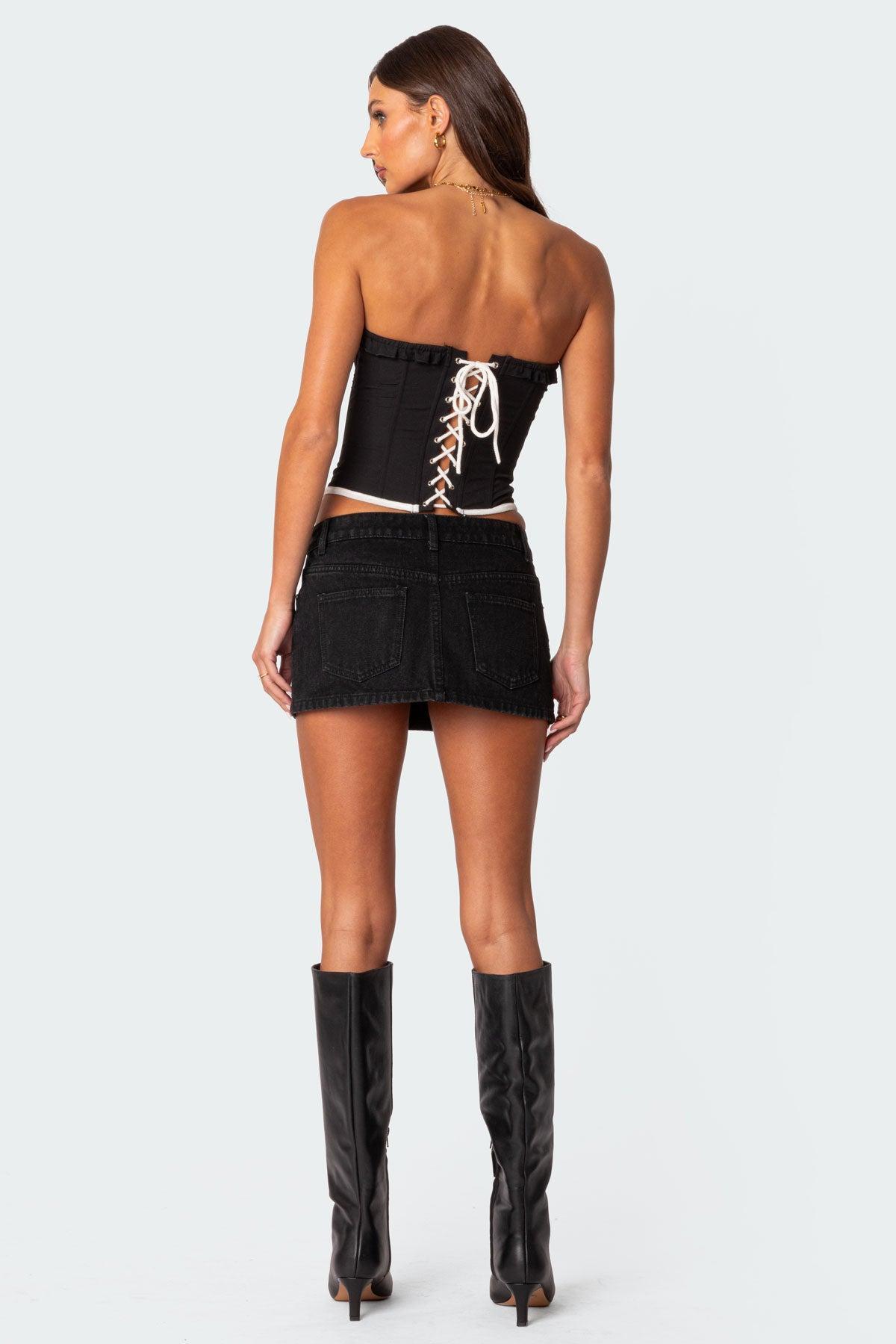Abbey Tie Front Corset Product Image