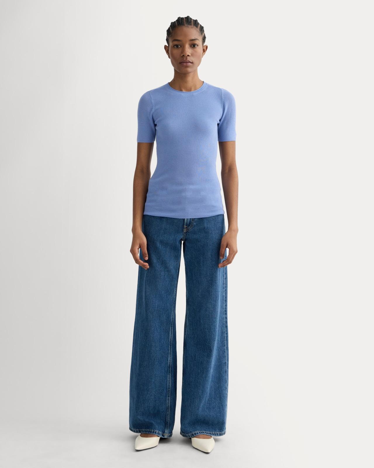 Womens Sweater T-Shirt in Ultrasoft Merino by Everlane Product Image
