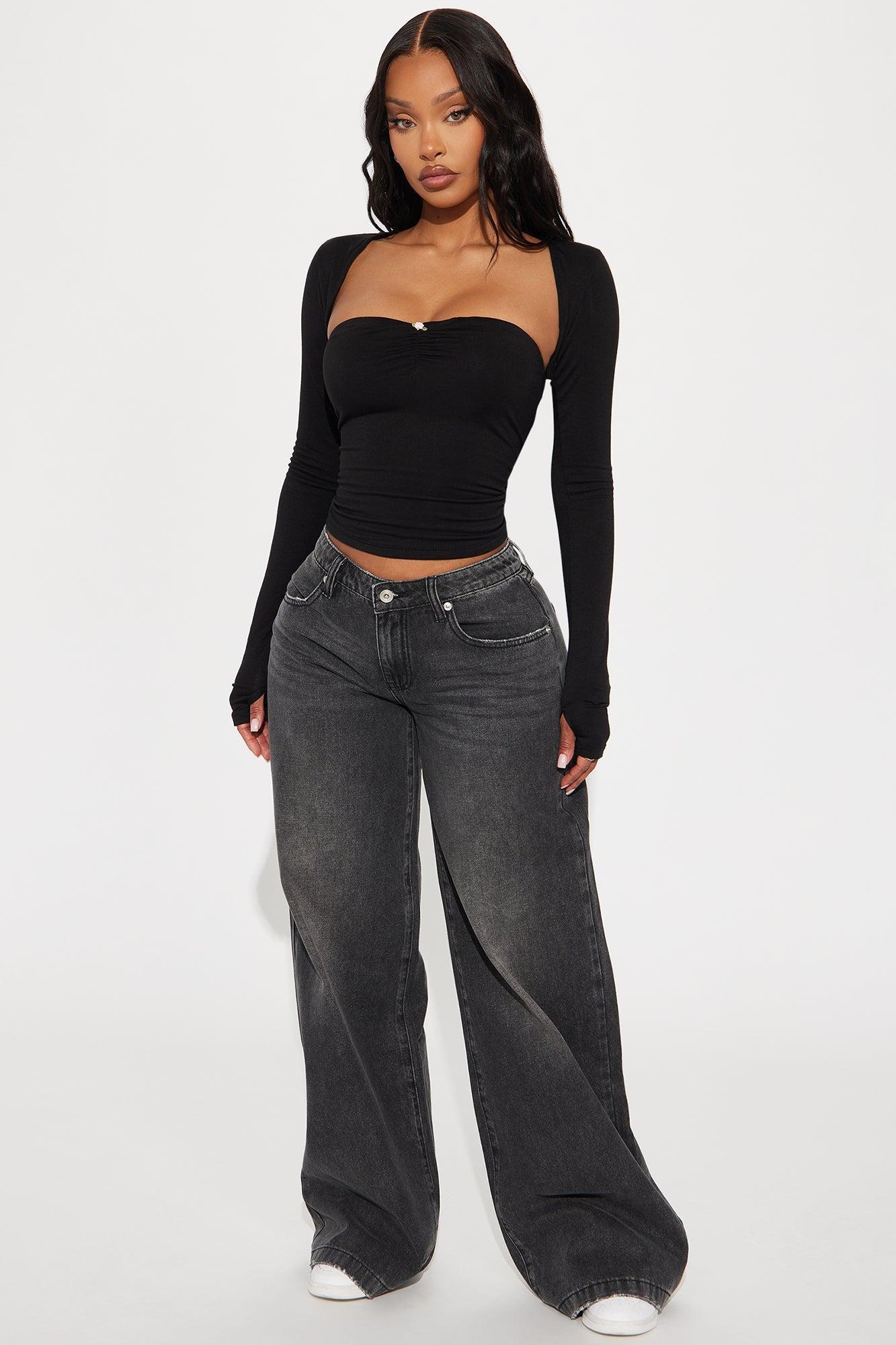 Cassie 2PC Bolero And Tube Top - Black Product Image