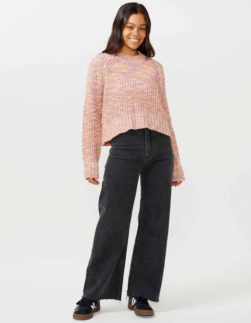 RIP CURL Beach Party Womens Sweater - PINK COMBO Product Image