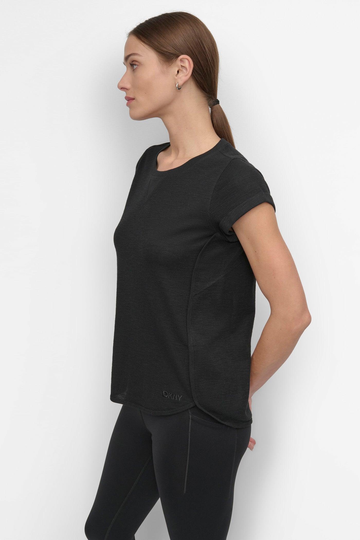 SLUB WAFFLE-KNIT TEE Product Image
