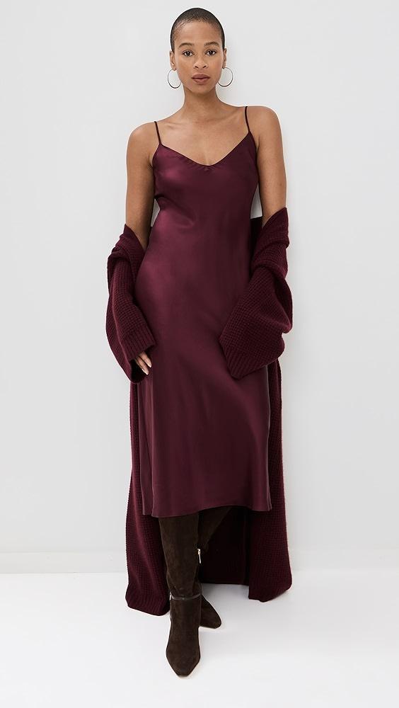 Sablyn V Neck Bias Cut Cami Dress | Shopbop Product Image