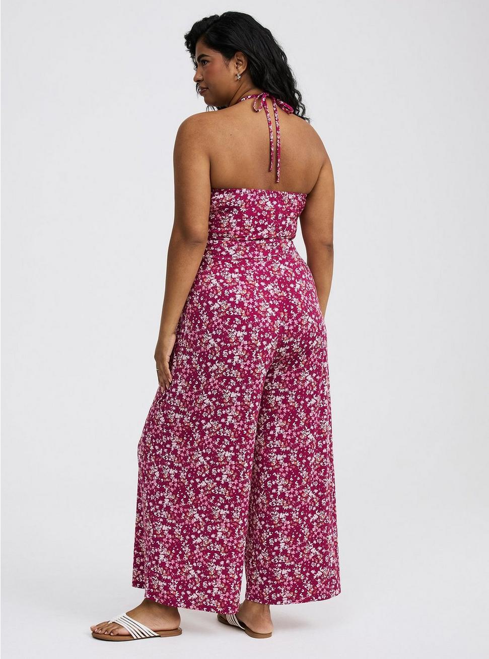 Studio Knit O-Ring Halter Jumpsuit Product Image
