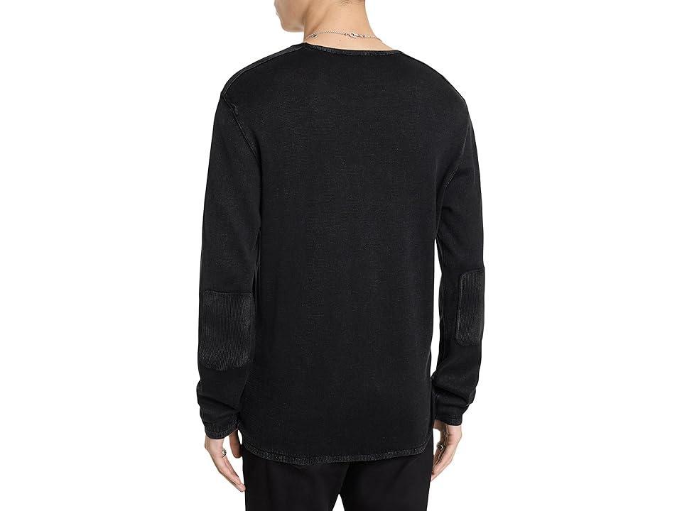 John Varvatos Star Usa Acid-Wash Crewneck Sweater Product Image