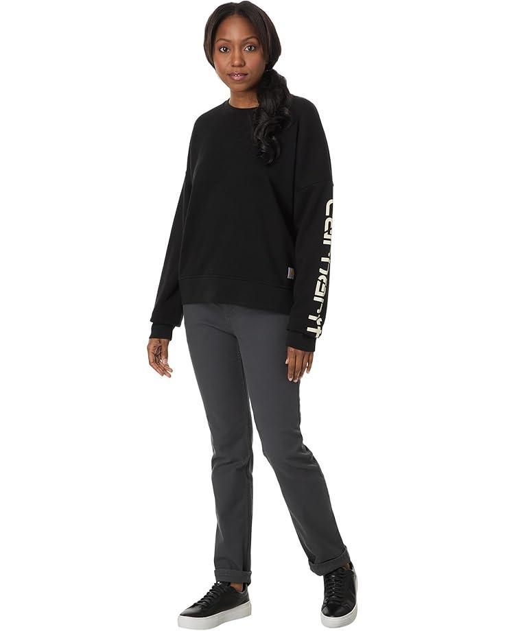 French Terry Graphic Hooded Sweatshirt Product Image