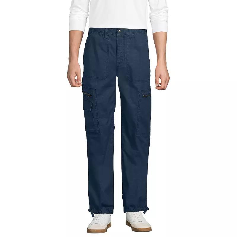 Men's Lands' End Ripstop Parachute Cargo Pants, Size: Large 30, Desert Product Image