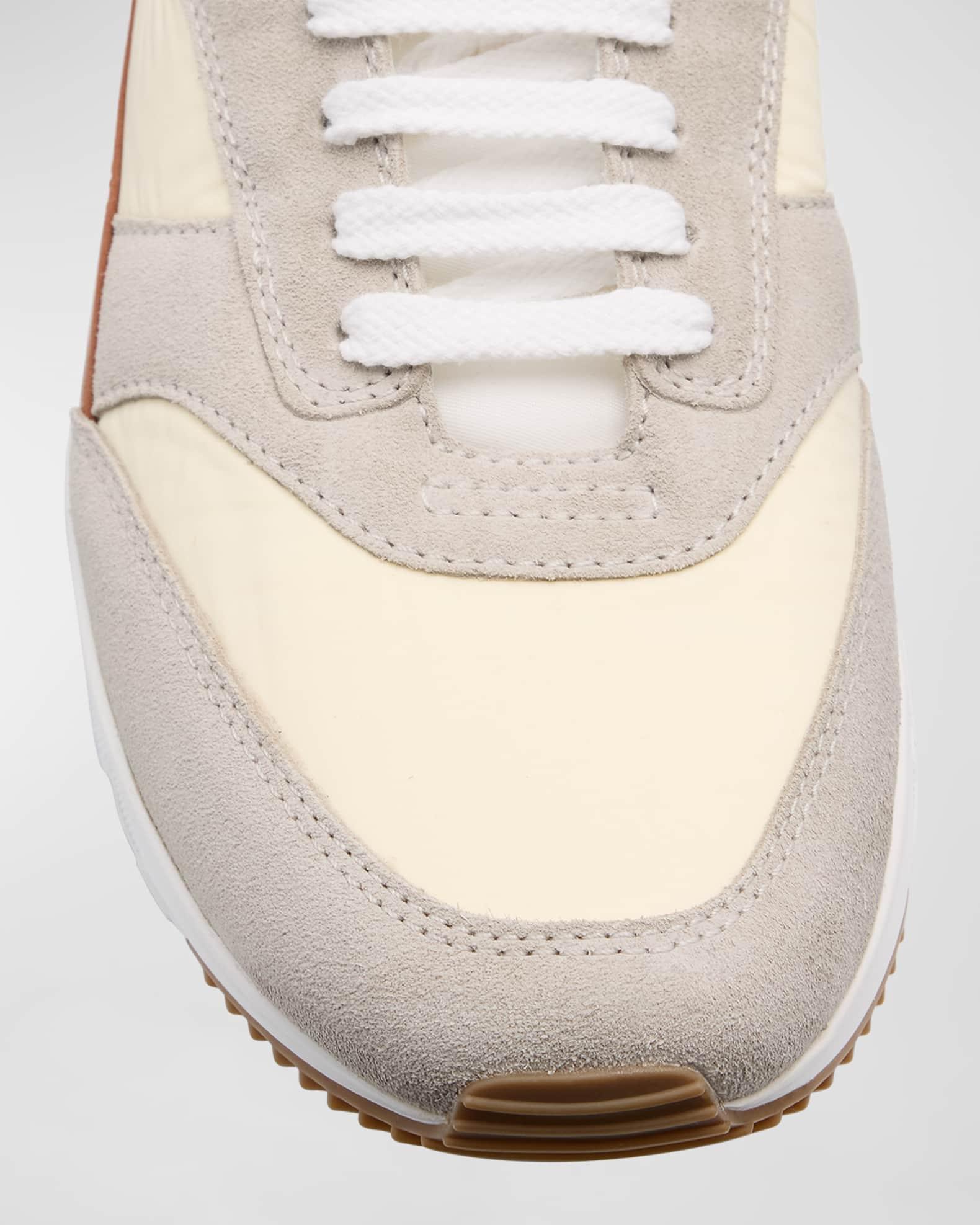 Men's Bump 15 Nylon and Leather Low-Top Sneakers Product Image