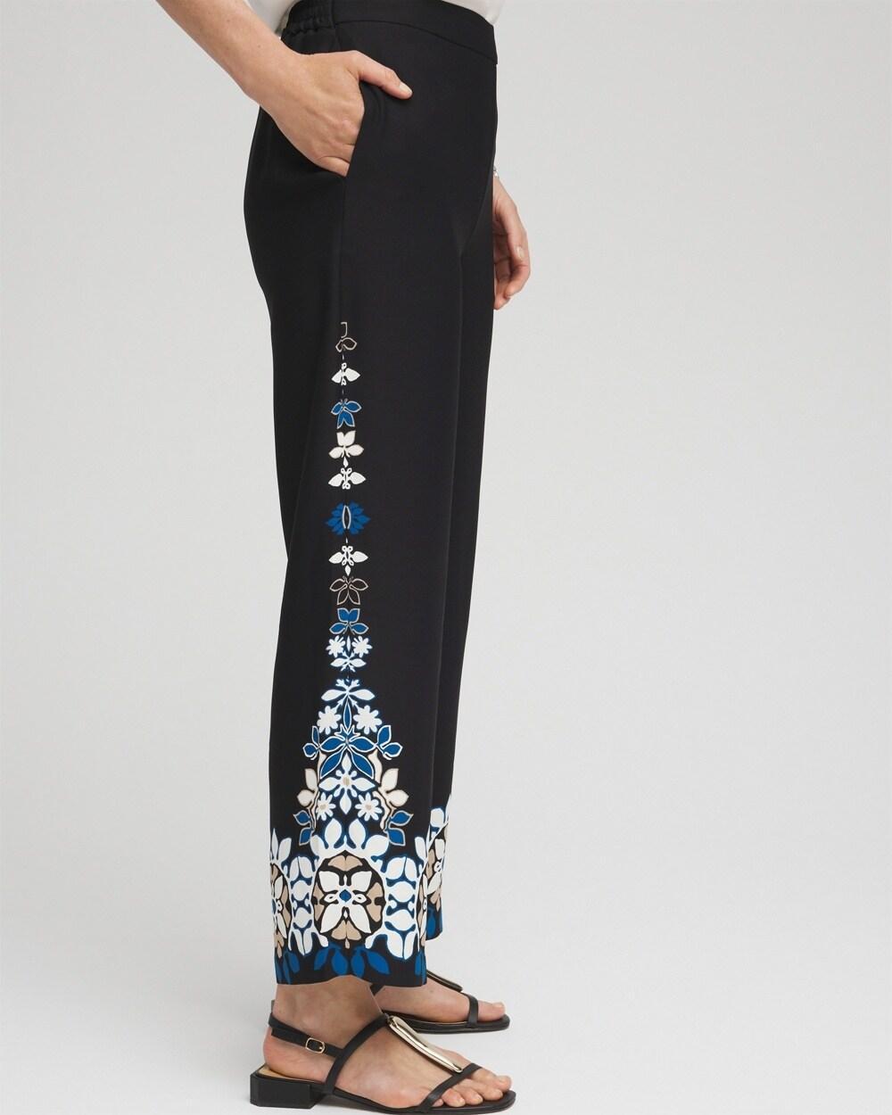 Embroidered Leaves Poncho Product Image