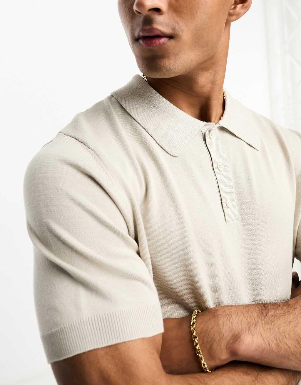 Only & Sons knitted polo Product Image
