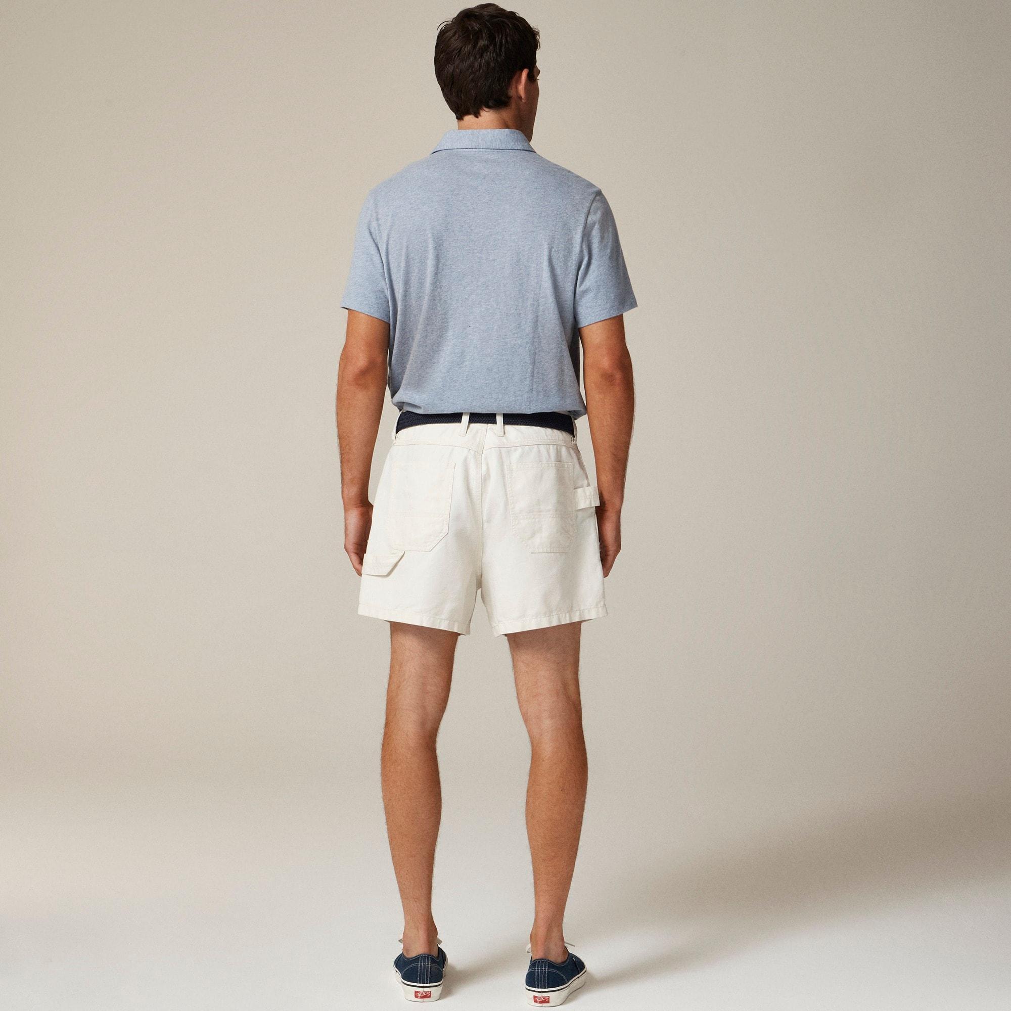 Sueded cotton polo shirt Product Image