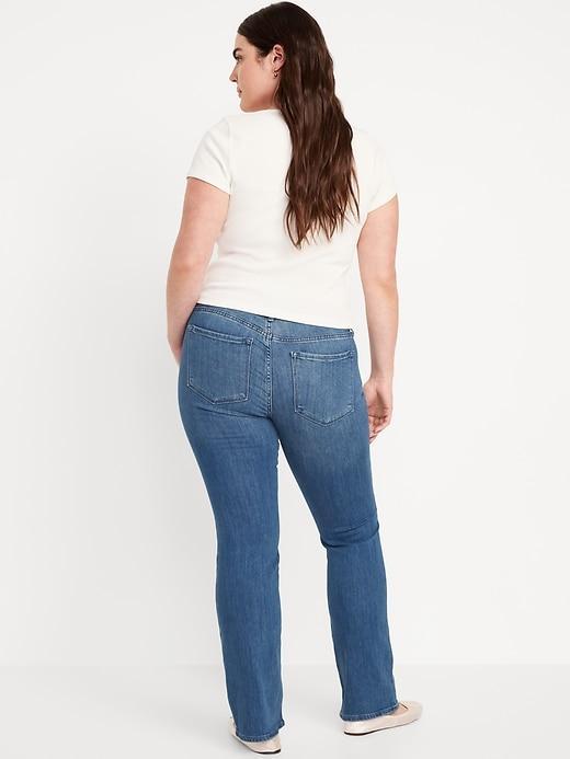 Mid-Rise Wow Boot-Cut Jeans Product Image