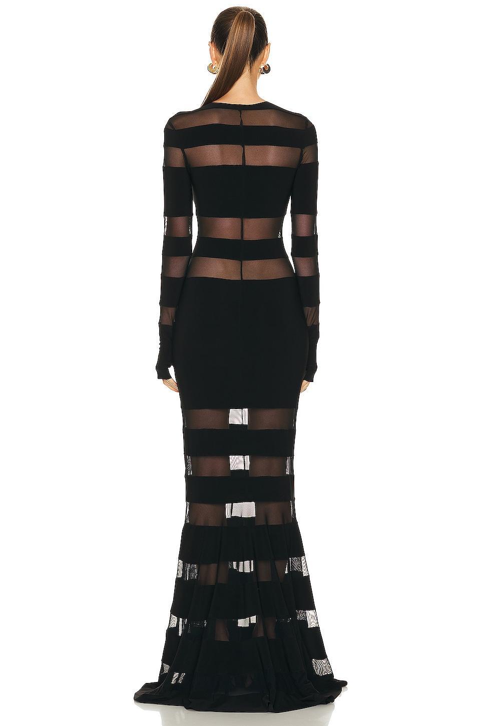 Spliced Fishtail Gown Product Image