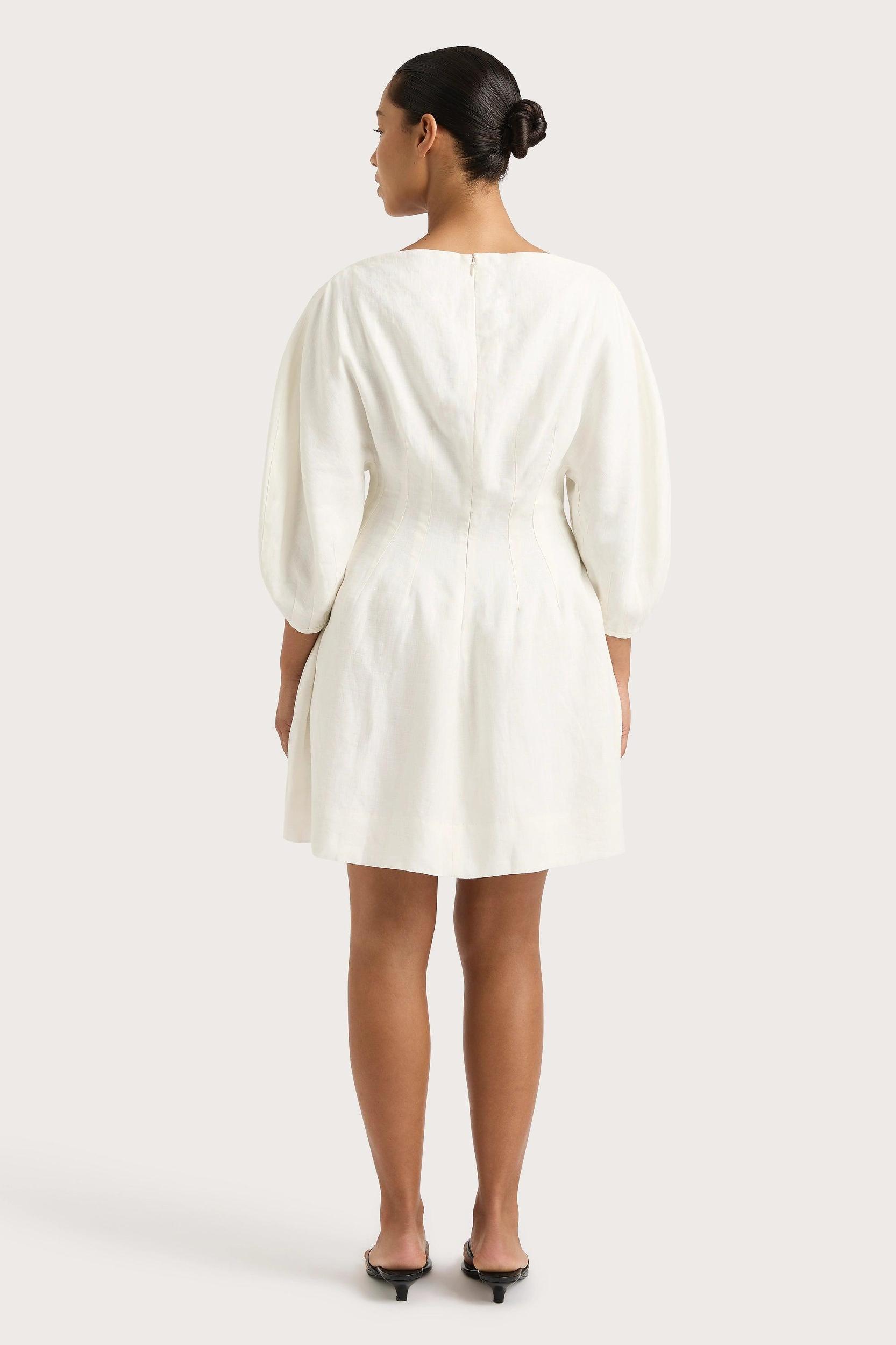 Lowen Mini Dress White Product Image