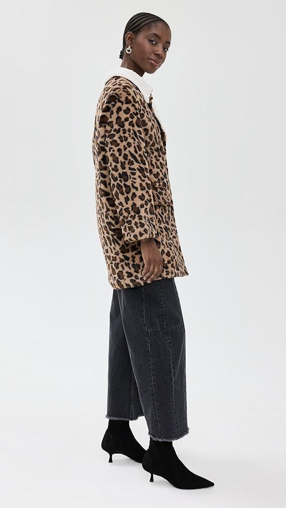 LNA Rana Faux Leopard Jacket | Shopbop Product Image