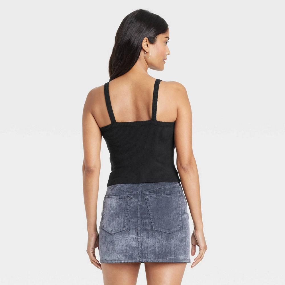 Womens Rib Tank Top - Universal Thread Black M Product Image