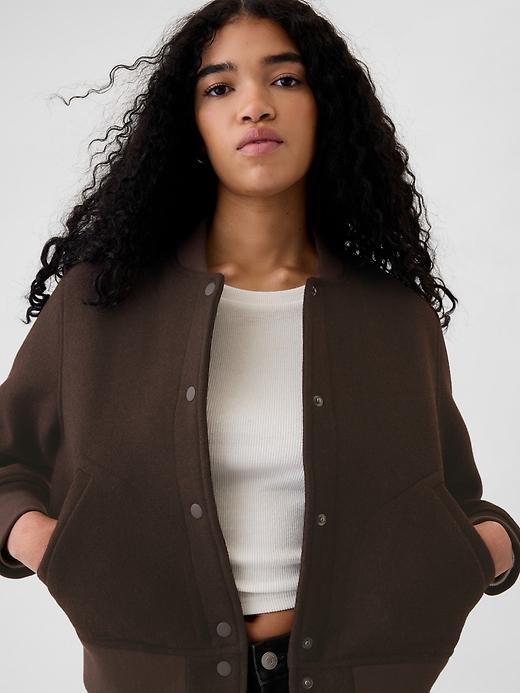 Wool Bomber Jacket Product Image