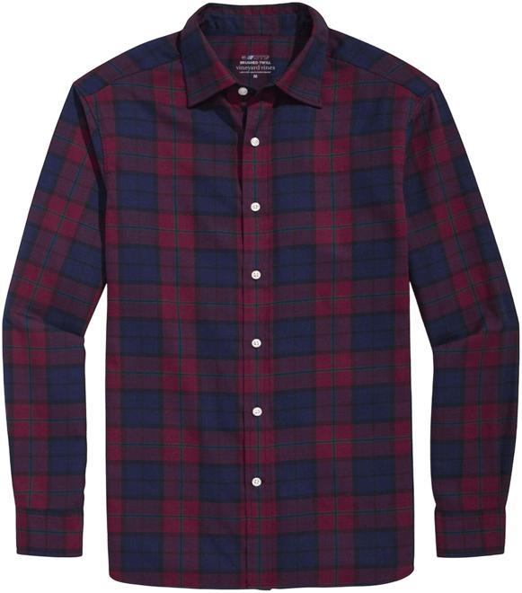 On-The-Go Brushed Twill Plaid Shirt Product Image