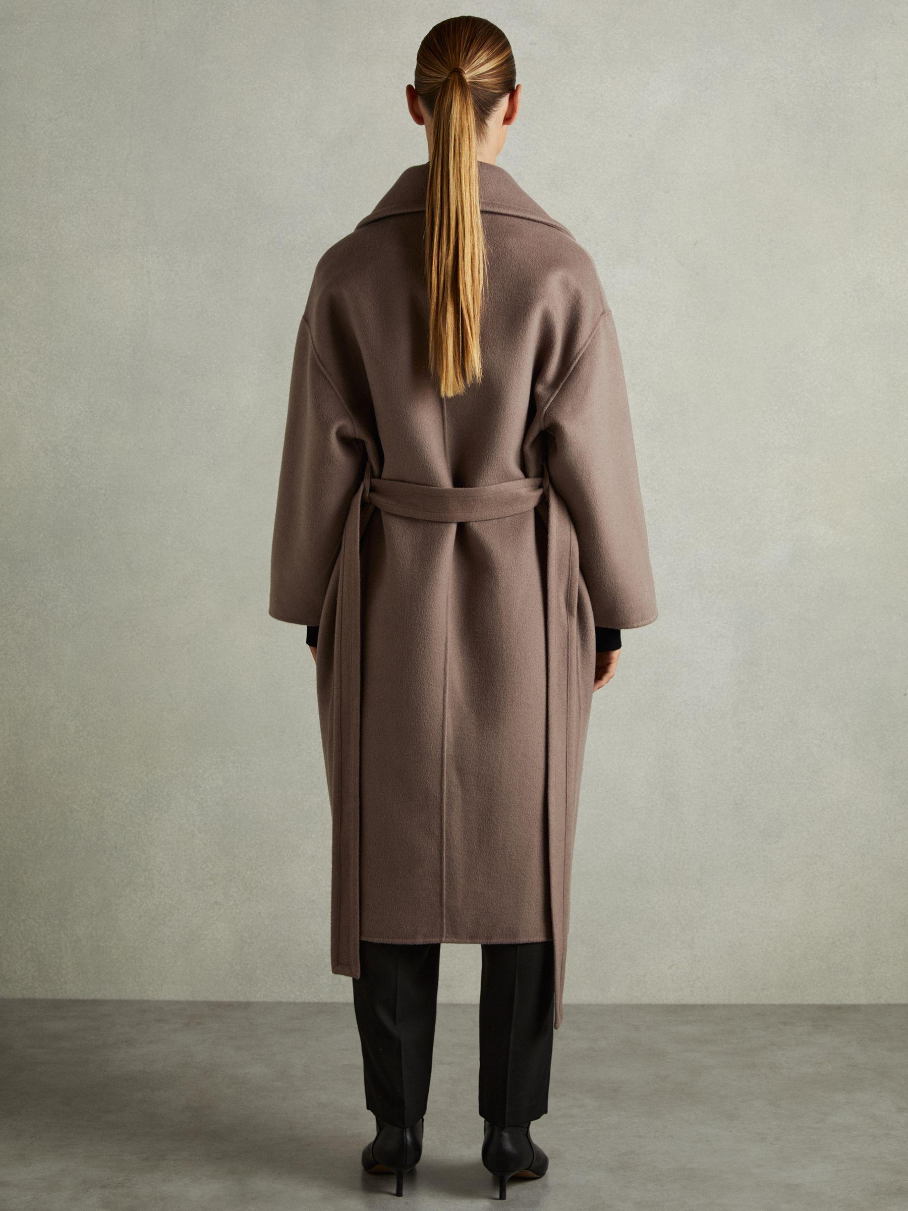 Petite Wool-Blend Blindseam Coat in Mink Neutral Product Image