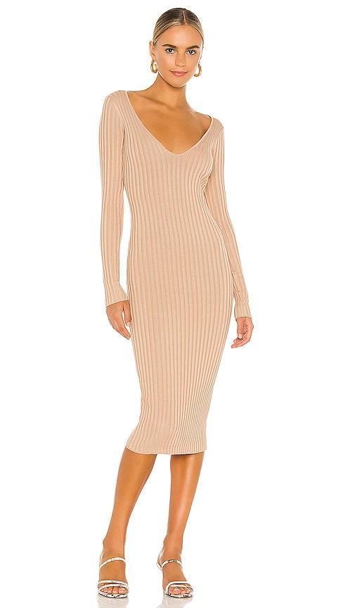 Bekah Deep V Midi Dress NBD Product Image