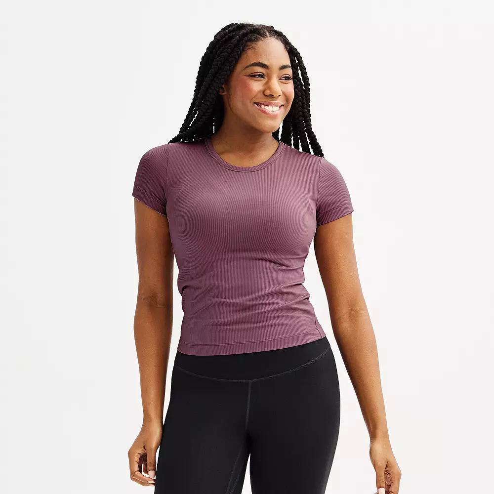 Women's FLX Balance Core Short Sleeve Tee, Size: XL, Modern White Product Image