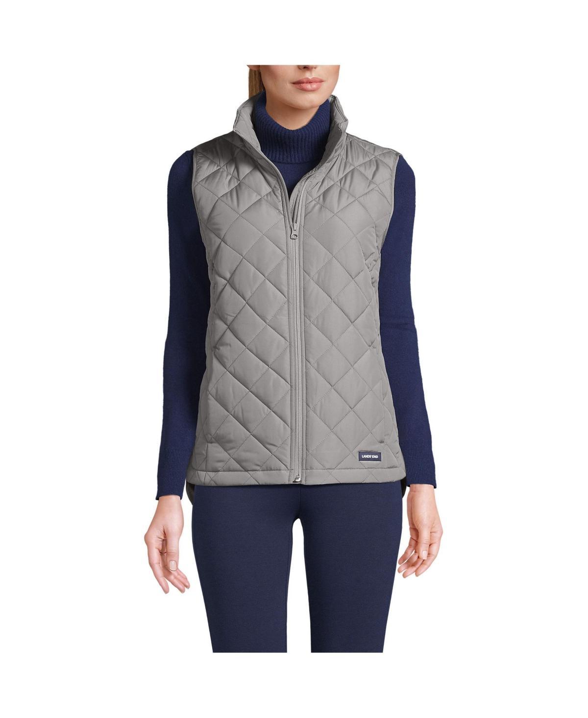 Women's Lands' End Insulated Vest, Size: XL, Subtle Blue Product Image