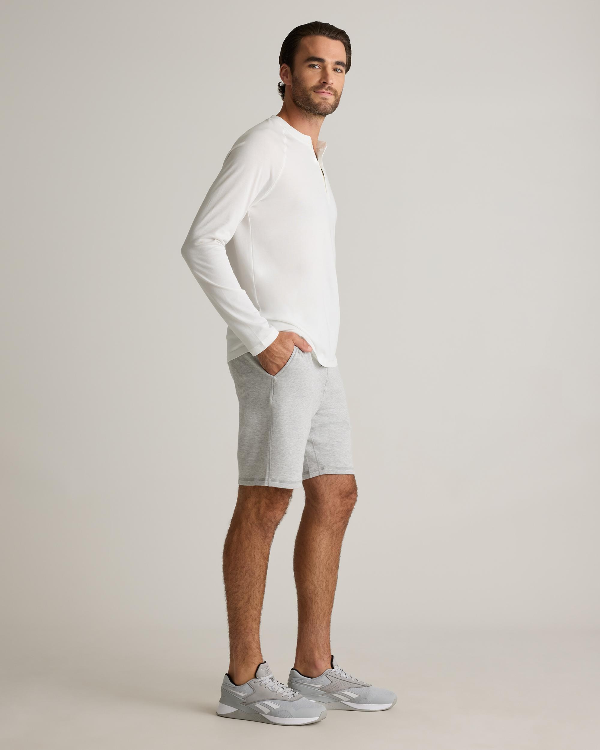 Quince | Men's Supersoft Fleece 7.5" Sweatshort Lenzing Modal Product Image