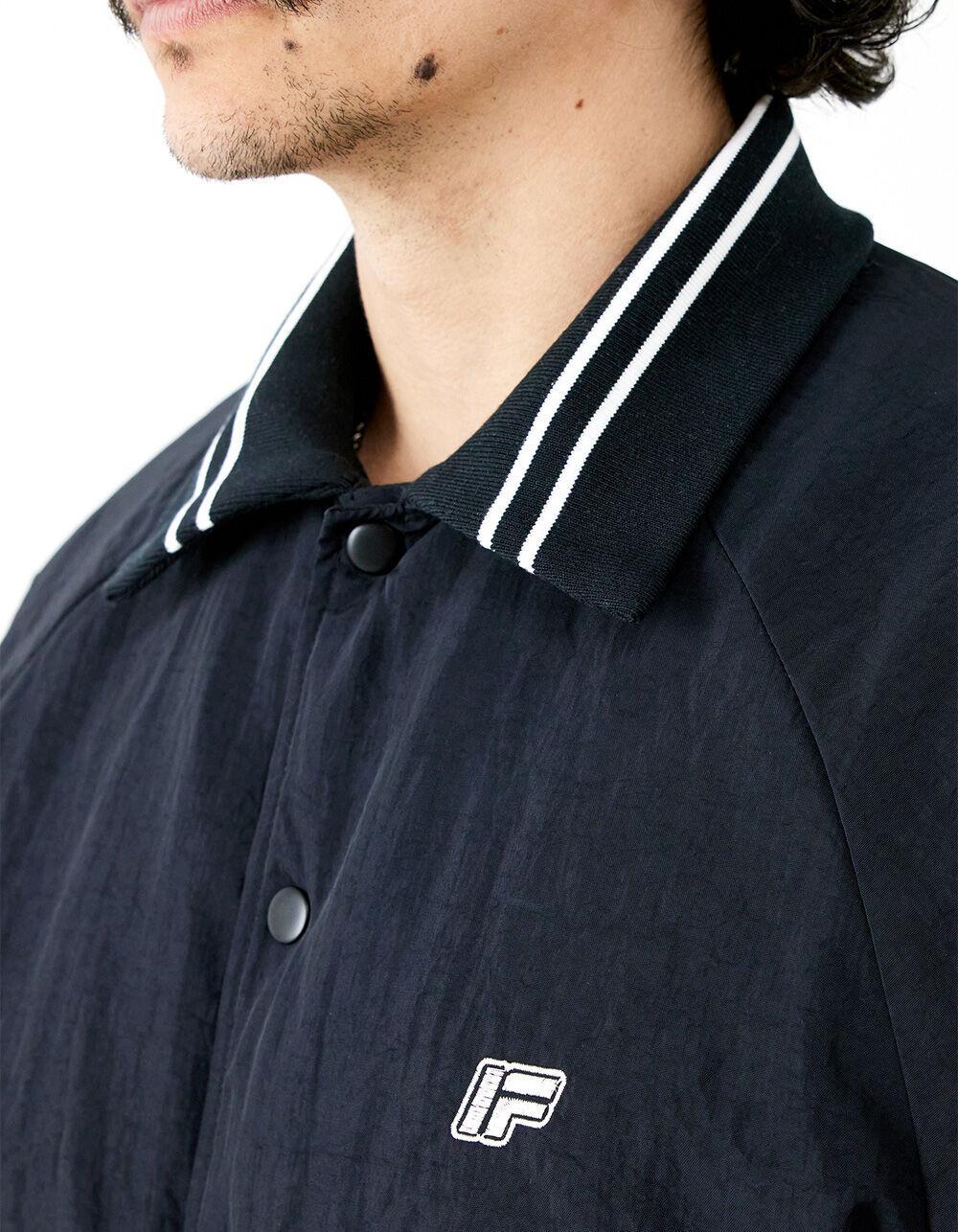 IETS FRANS Padded Mens Varsity Jacket - BLACK Product Image