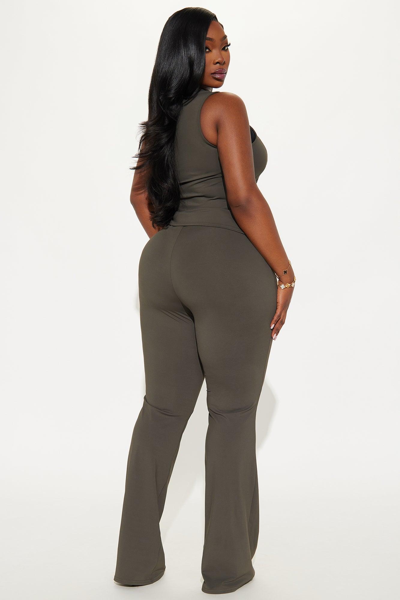 Dance With Me Tonight Pant Set - Olive Female Product Image
