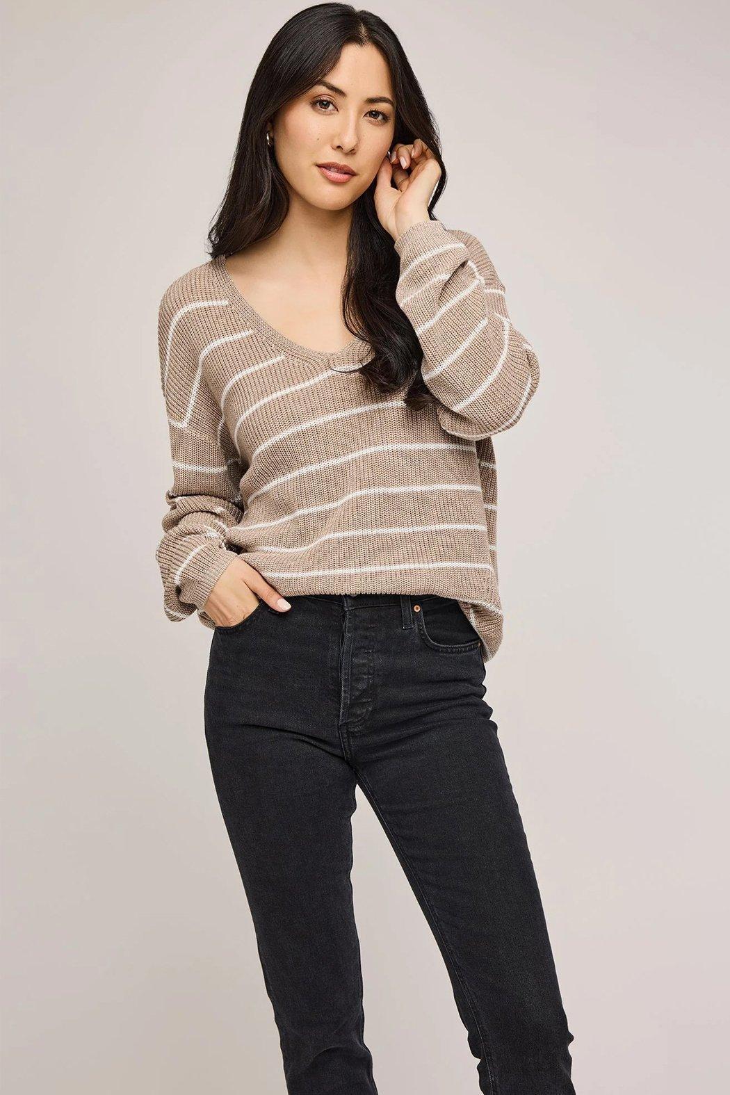 Tucker V-Neck Sweater Product Image