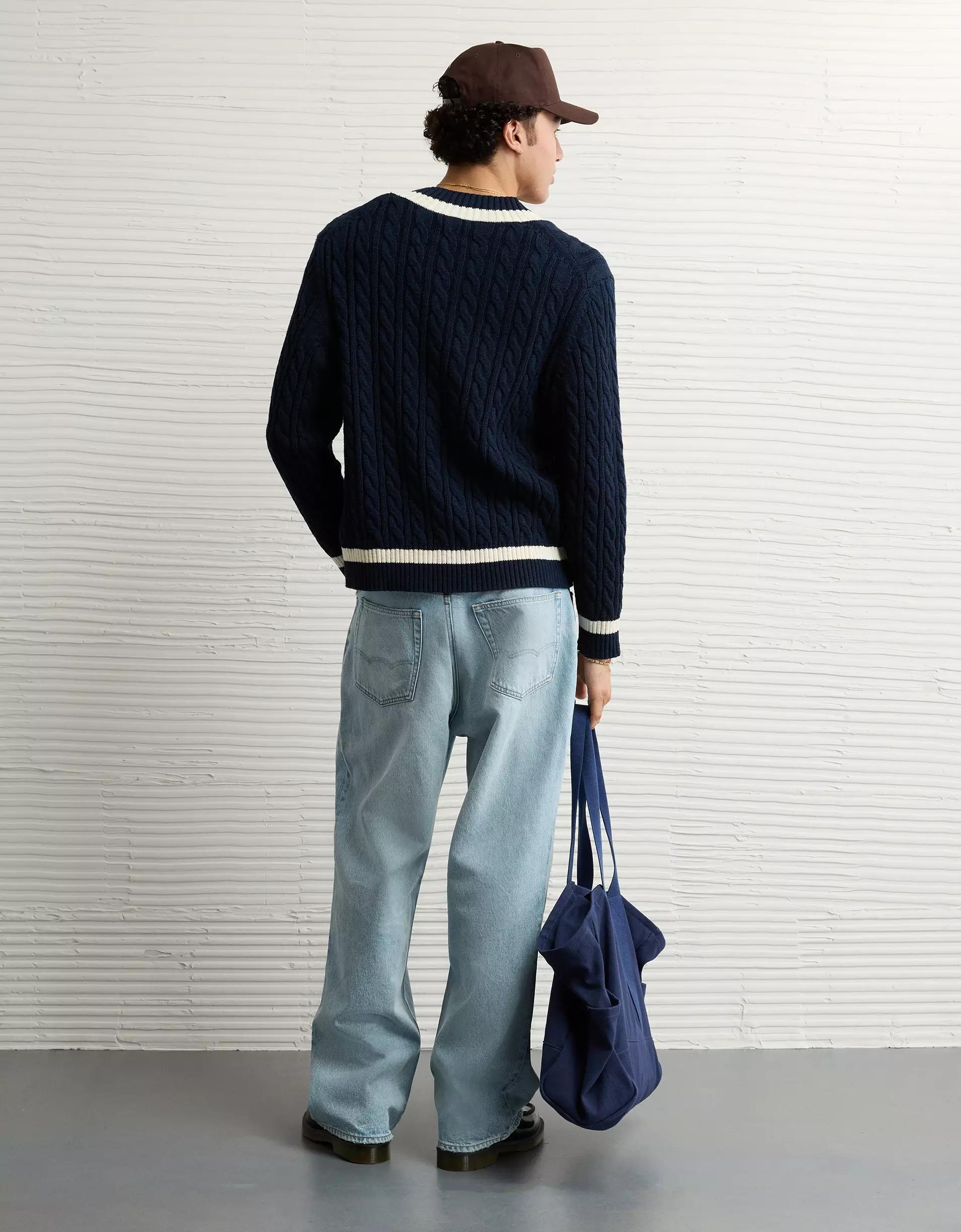 AE V-Neck Cricket Sweater Product Image