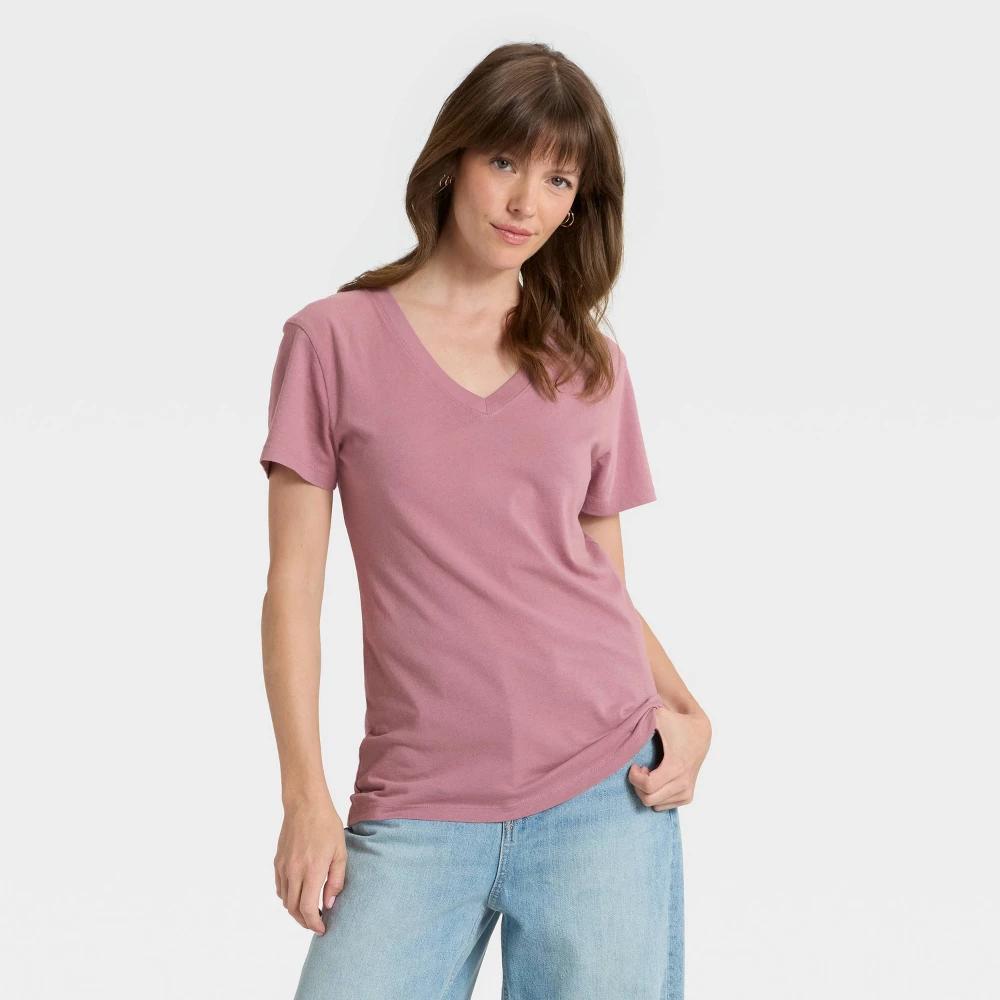 Women's Short Sleeve V-Neck T-Shirt - Universal Thread™ Product Image