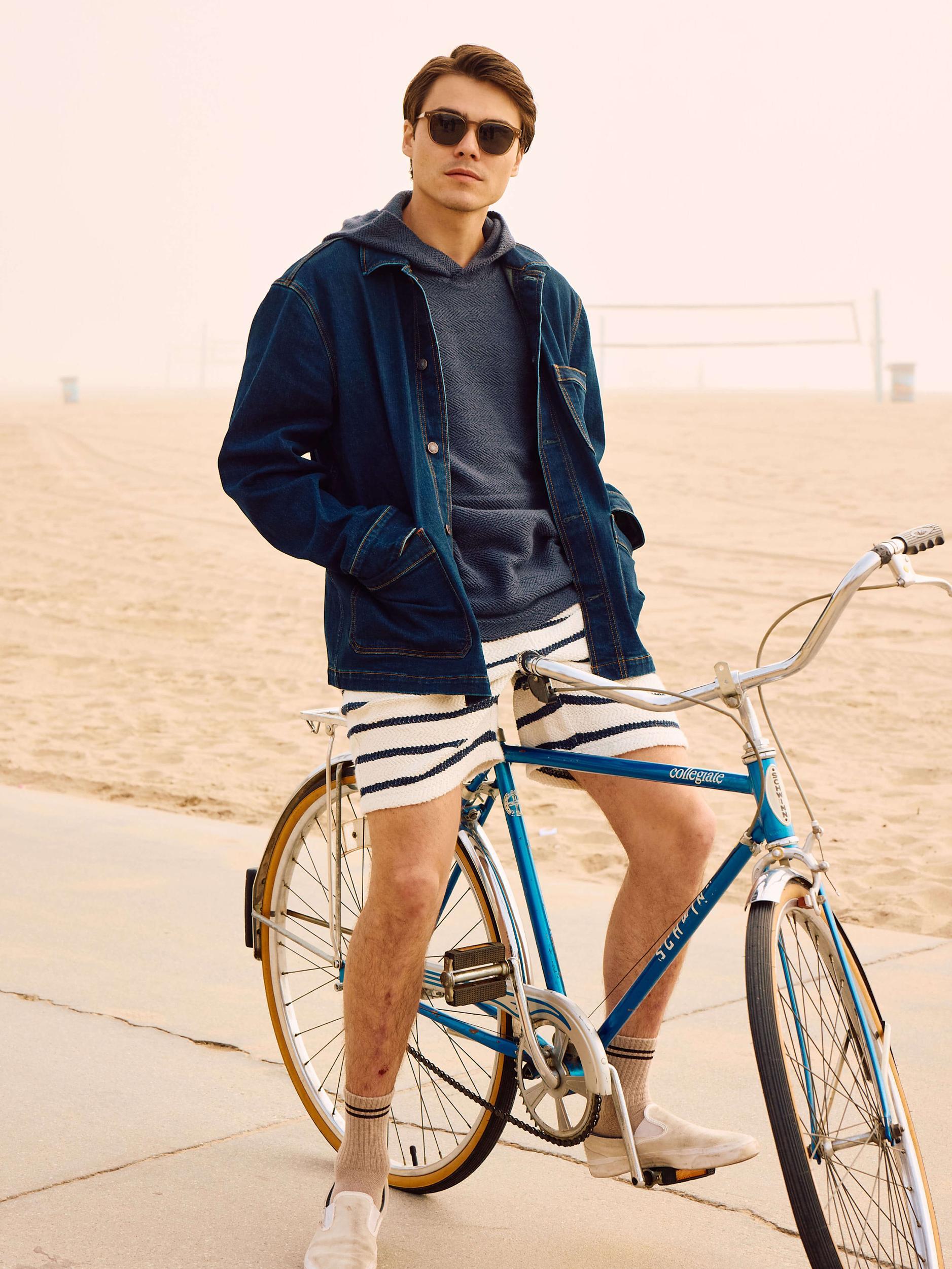 Denim Studio Jacket - Shoreblue Wash Male Product Image