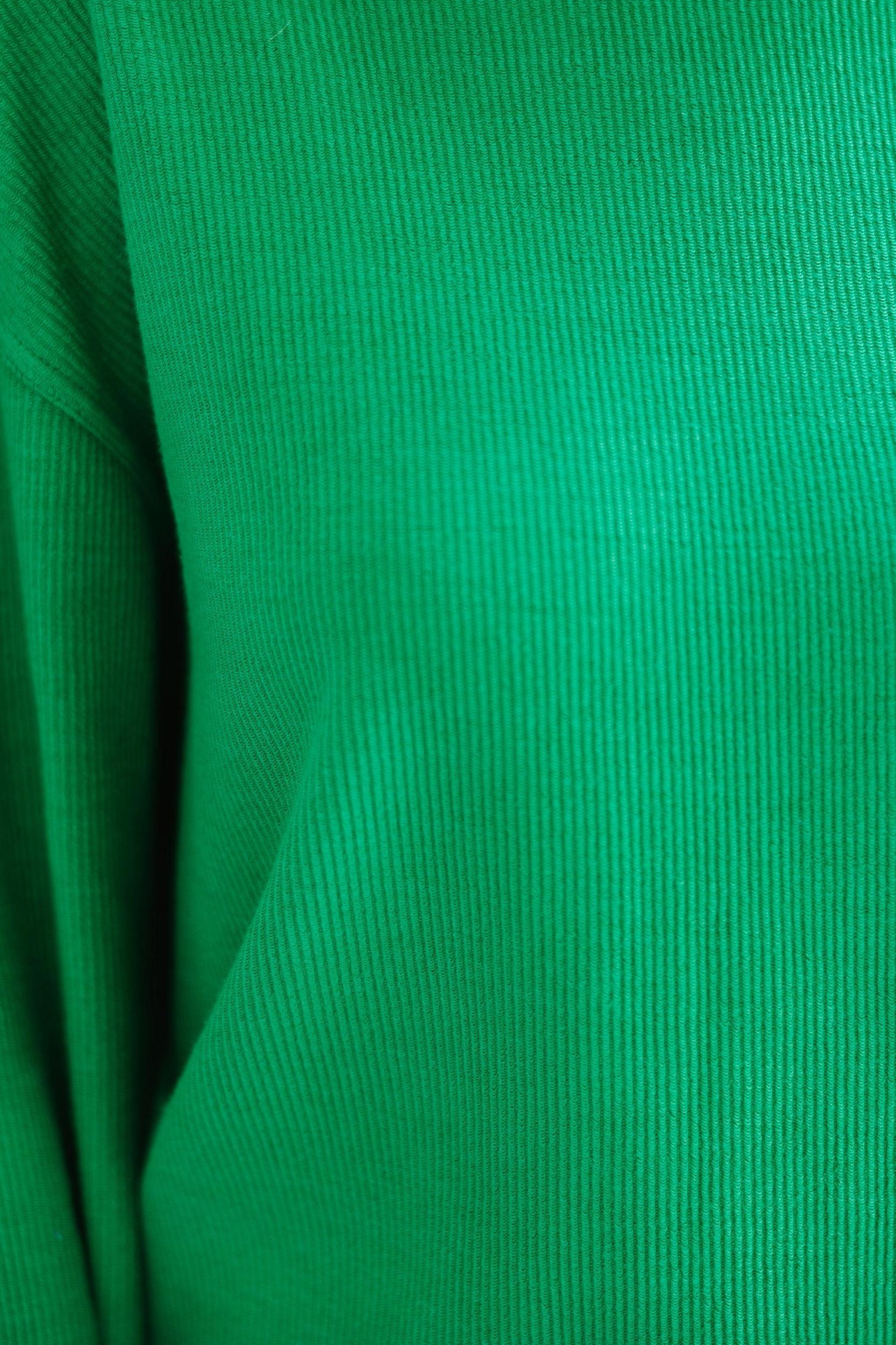 Be The Light Green Embroidered Corded Sweatshirt Female Product Image