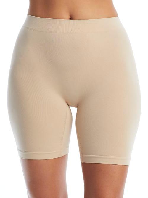 Women's Vanity Fair Lingerie® Seamless Smoothing Slip Shorts 12750E, Size: XL, Damask Neutral Product Image