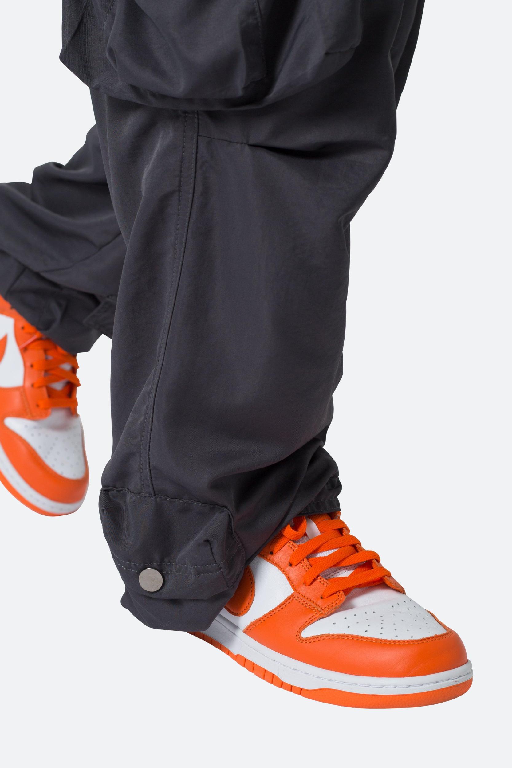 Lightweight Cinch Cargo Pants - Faded Black Product Image